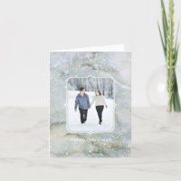 Moderne glitter marmeren winter vieringen | Foto