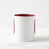 Moderne Glitter Monogram O Mok met Naam (Midden)