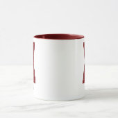 Moderne Glitter Monogram X Mok met Naam (Midden)