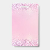 Moderne Glitter Paarse (imiteren) badge (Achterkant)