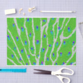 Moderne glitter pauw veer tissuepapier (Craft)