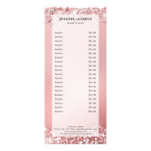 Moderne, glitter, salon, een dure rackkaart reclamekaart (Voorkant)