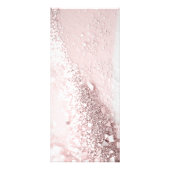 Moderne Glitter Salon Price List Rack Kaart (Achterkant)