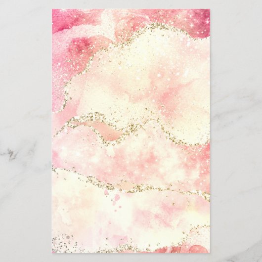 Moderne Glitter Salon Prijslijst Flyer (Achterkant)