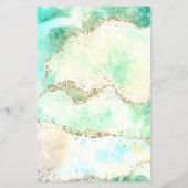 Moderne Glitter Salon Prijslijst Flyer (Achterkant)