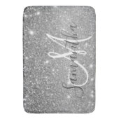 Moderne Glitter Sparkles Persoonlijk Badmat (Voorkant Verticaal)