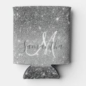 Moderne Glitter Sparkles Persoonlijk Blikjeskoeler (Voorkant)