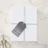 Moderne Glitter Sparkles Persoonlijk Cadeaulabel (Met Touw)