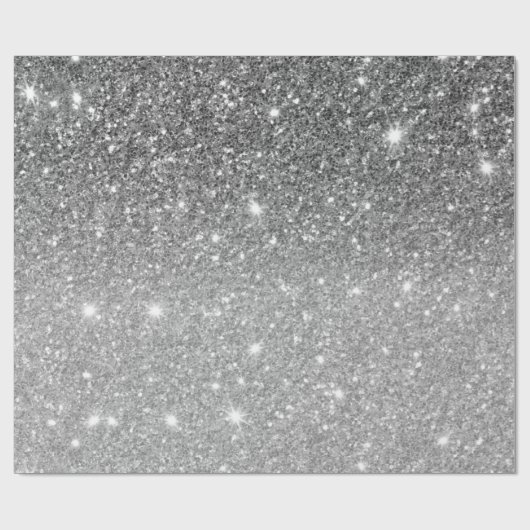 Moderne Glitter Sparkles Persoonlijk Cadeaupapier (Vlak)