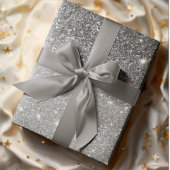 Moderne Glitter Sparkles Persoonlijk Cadeaupapier