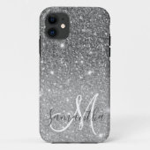 Moderne Glitter Sparkles Persoonlijk Case-Mate iPhone Case (Achterkant)