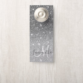 Moderne Glitter Sparkles Persoonlijk Deurhanger