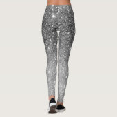 Moderne Glitter Sparkles Persoonlijk Leggings (Achterkant)