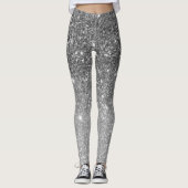 Moderne Glitter Sparkles Persoonlijk Leggings (Voorkant)