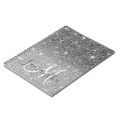 Moderne Glitter Sparkles Persoonlijk Notitieboek (Linkerzijde)
