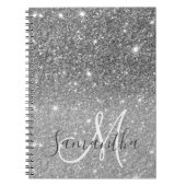 Moderne Glitter Sparkles Persoonlijk Notitieboek (Voorkant)