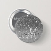 Moderne Glitter Sparkles Persoonlijk Ronde Button 5,7 Cm (Voorkant /achterkant)