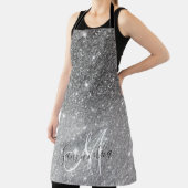 Moderne Glitter Sparkles Persoonlijk Schort (Insitu)