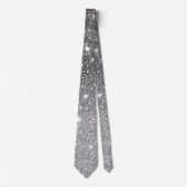 Moderne Glitter Sparkles Persoonlijk Stropdas (Voorkant)