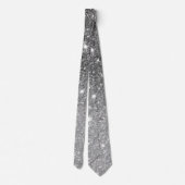 Moderne Glitter Sparkles Persoonlijk Stropdas (Achterkant)