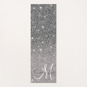 Moderne Glitter Sparkles Persoonlijk Yogamat (Voorkant)