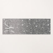 Moderne Glitter Sparkles Persoonlijk Yogamat (Voorkant (horizontaal))