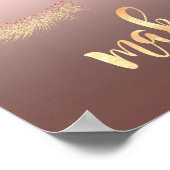 Moderne Glitter Wimpers, Visagist Poster (Hoek)