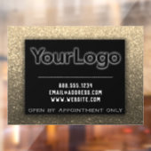 Moderne Glitter Zakelijke Bedrijven Kleine Onderne Raamsticker (Vel 2)