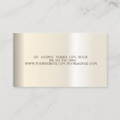 Moderne glitterreeksen geometrisch, Abstract Visitekaartje (Achterkant)