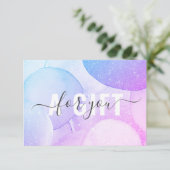 Moderne Glitzer Geschenkgutscheine Flachkarte (Staand voorkant)