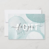 Moderne Glitzer Geschenkgutscheine Flachkarte (Voorkant)