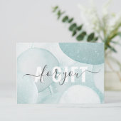 Moderne Glitzer Geschenkgutscheine Flachkarte (Staand voorkant)