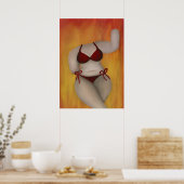 Moderne Godin Poster (Keuken)