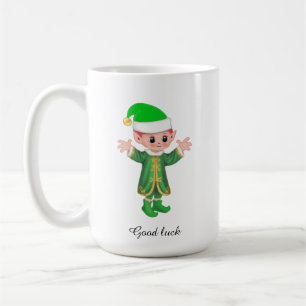 Moderne Goede Geluks Elf en Script Mok