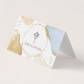 Moderne Gold Abstracte vormen Visitekaartje (Voorkant)