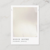 Moderne Gold Abstracte Waterverf Ketting display Visitekaartje (Voorkant)