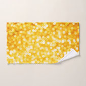 Moderne Gold Bokeh Towel Set Bad Handdoek (Handdoek)