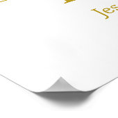 Moderne Gold Botanical Letter I - Aangepast Poster (Hoek)