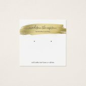 Moderne Gold Chic-Oorlogsweergave Vierkante Visitekaartjes (Voorkant)