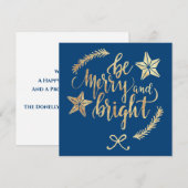 Moderne Gold Client Appreciation Holiday (Voorkant / Achterkant)