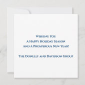 Moderne Gold Client Appreciation Holiday (Achterkant)