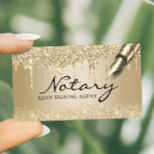 Moderne Gold Drivers Notional Loan Signing Agent Visitekaartje