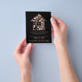 Moderne Gold- en Roos Gold-reinigingsdiensten Flyer (Hand)