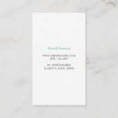 Moderne Gold Faux Sparkly Sequins Makeup Artist Visitekaartje (Achterkant)