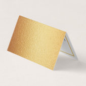 Moderne Gold Foil Agenda RSVP-kaart Visitekaartje (Achterkant)
