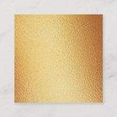 Moderne Gold Foil Calendar RSVP Informatiekaartje (Achterkant)