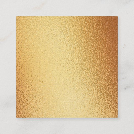 Moderne Gold Foil Calendar RSVP Informatiekaartje (Achterkant)