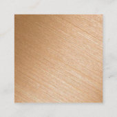 Moderne Gold Foil foto: verander de datum Informatiekaartje (Achterkant)