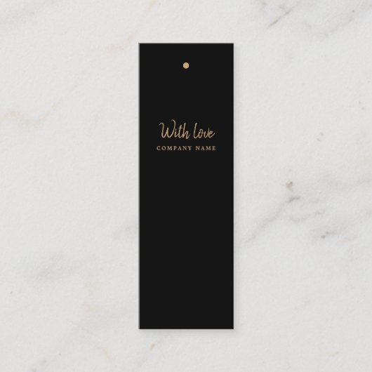 Moderne Gold Foil Script Gift Labels (Voorkant)