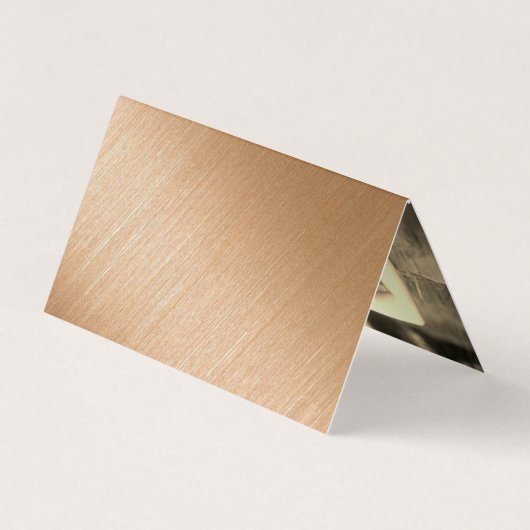 Moderne Gold Foil Script Photo Save the Date Card Visitekaartje (Achterkant)